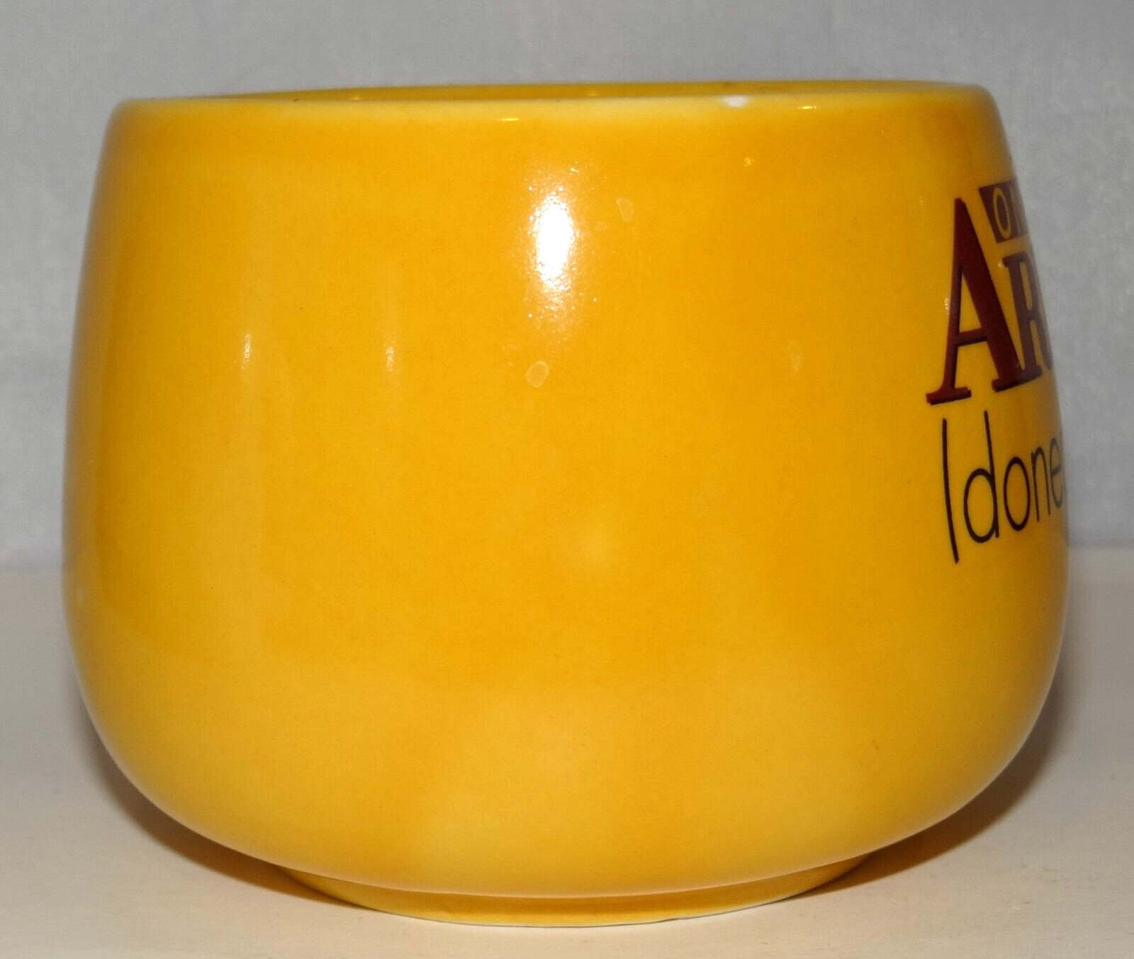 Aricept Drug Rep Pharmaceutical Collectible Coffee Teach Soup Cup Mug Yellow