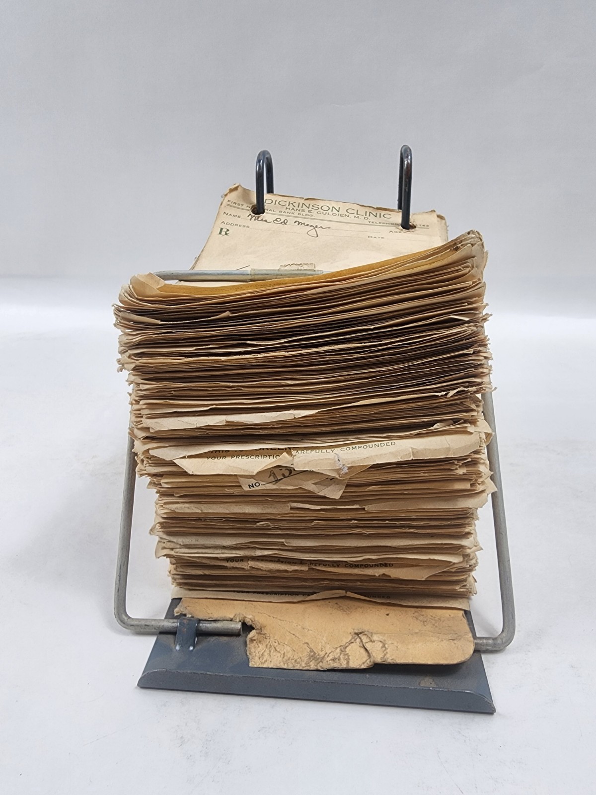 Prescription Atlas Rx Pad Paper Apothecary Druggist Pharmacy Medicine 1950