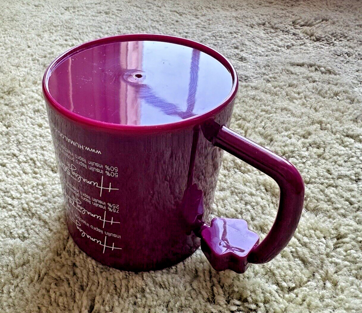Vintage Pharmaceutical Drug Rep Humalog Advertising Coffee Mug – Plastic/acrylic