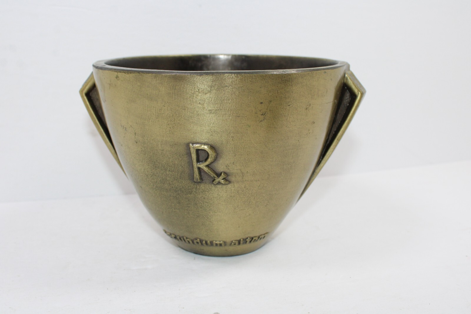Rx Pharmacy Class 1972 Secundum Artem Heavy Brass/Bronze? Mortar and Pestle