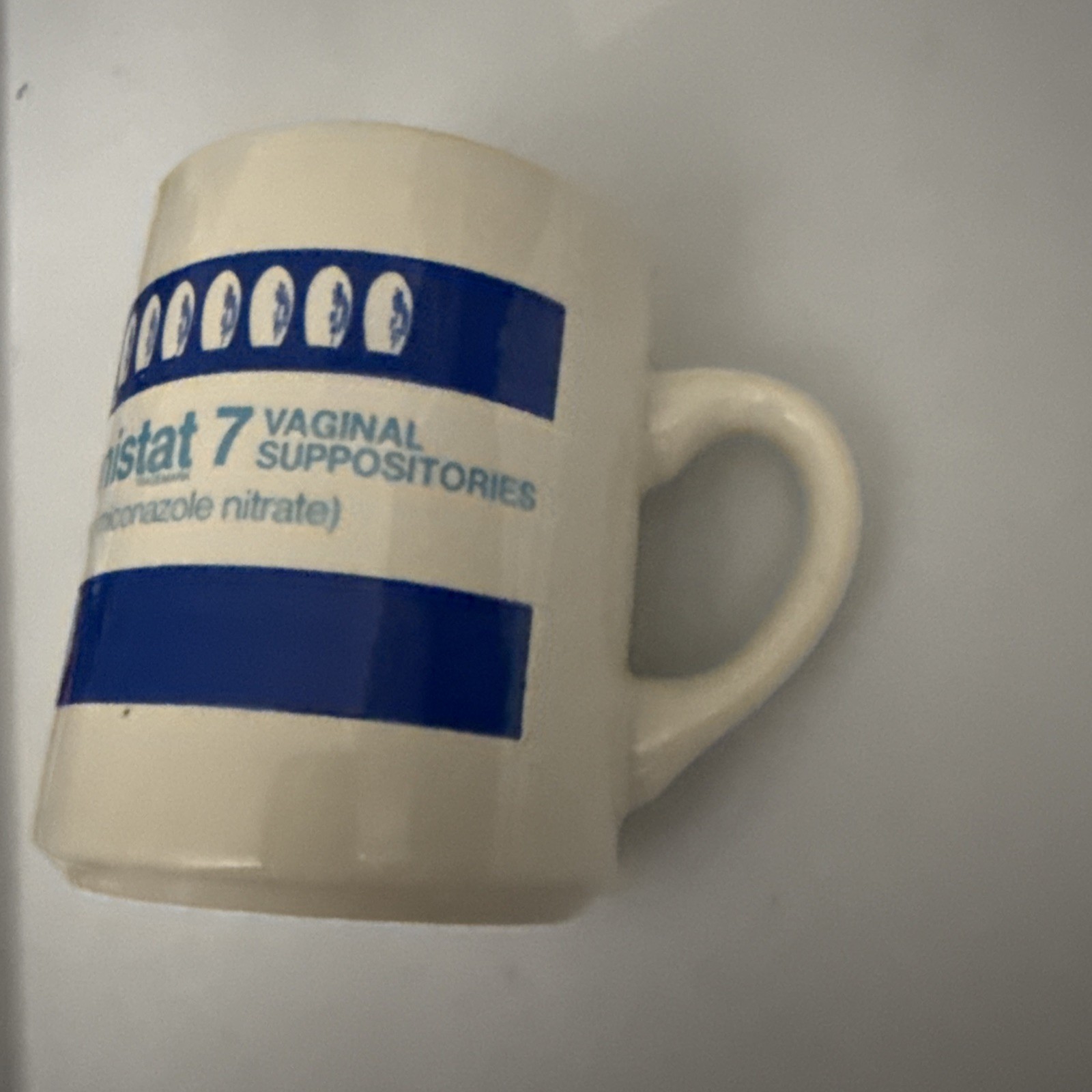 Vintage Pharmaceutical Drug Rep Collectible Monistat mug