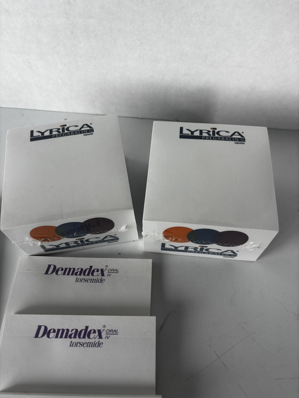 New & Used Early 1997-2005 Pharmaceutical Drug Rep Note Pad Lot Of 6 Mixed Pads