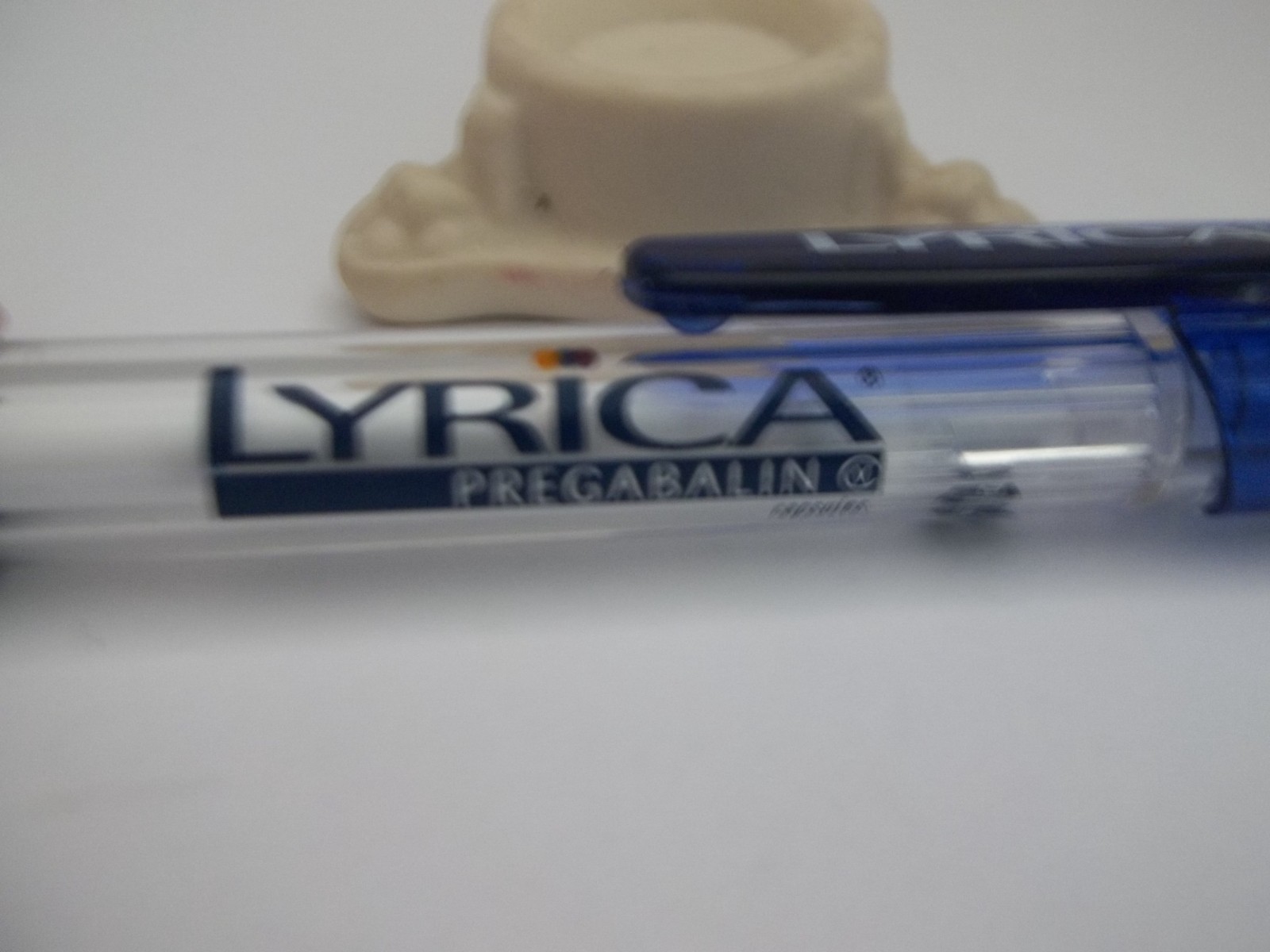 LYRICA Promotional Pen Plastic Medium Weight – Rubberized Grip – Writes