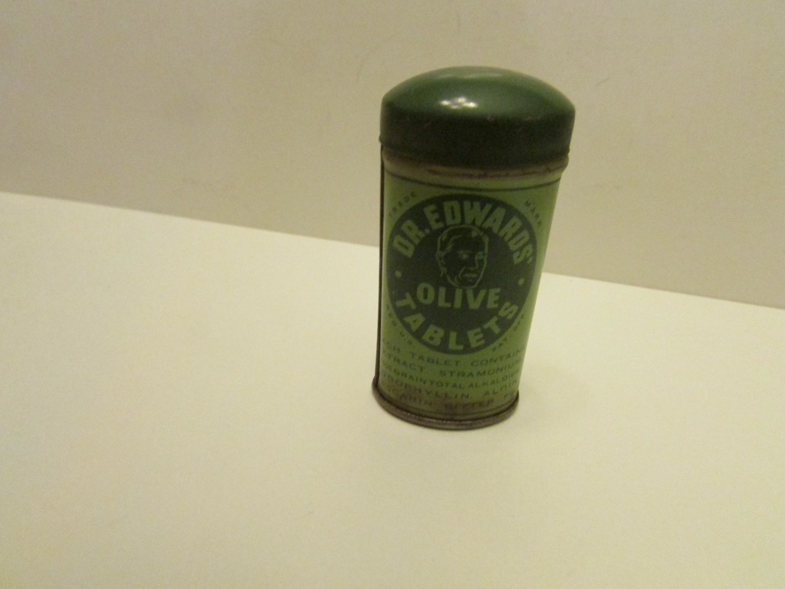 Old Empty Medicine Tin Dr. Edward’s Olive Tablets Laxative Columbus Ohio