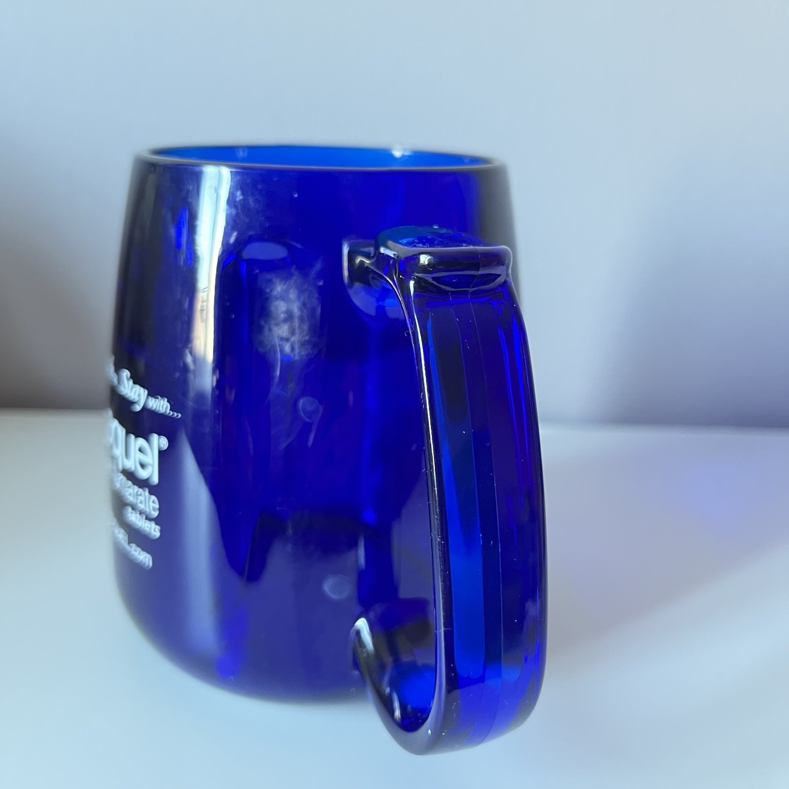 Seroquel Pharmaceutical Drug Rep Blue Coffee Mug Advertising Quetiapine Fumarate