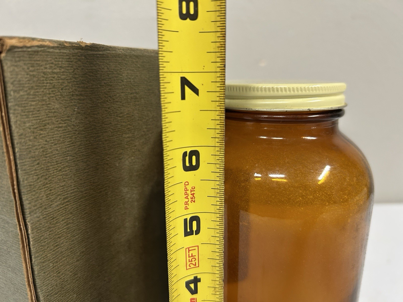 Vintage Eli Lilly Cargo-Resin Powder Box & Bottle Rare Pharmaceutical