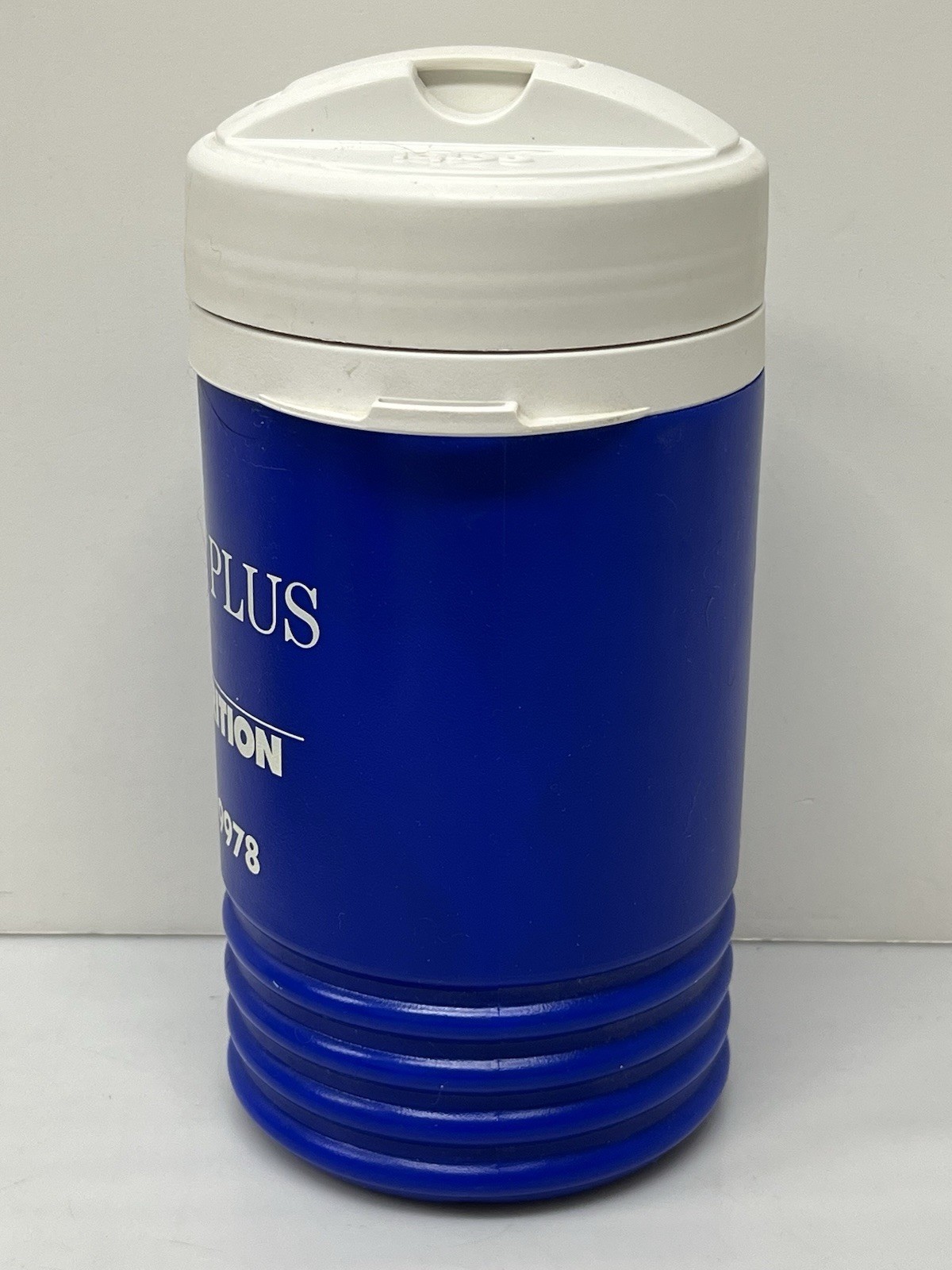 Vivonex Plus Sandoz Nutrition Water Cooler Igloo 1 Quart Vintage Blue Drug Rep