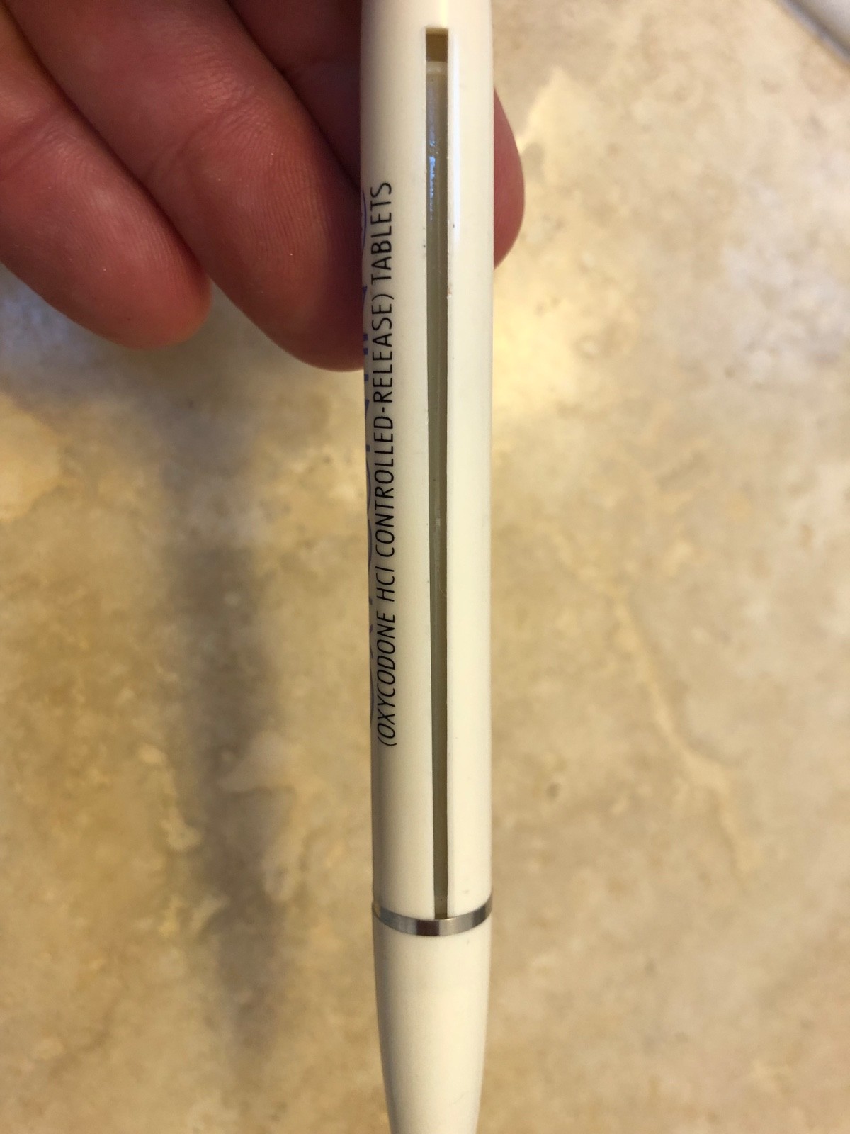 OxyContin Pen Promo Pharma Drug Rep Oxycodone “NO Scroll” Pen Q12h