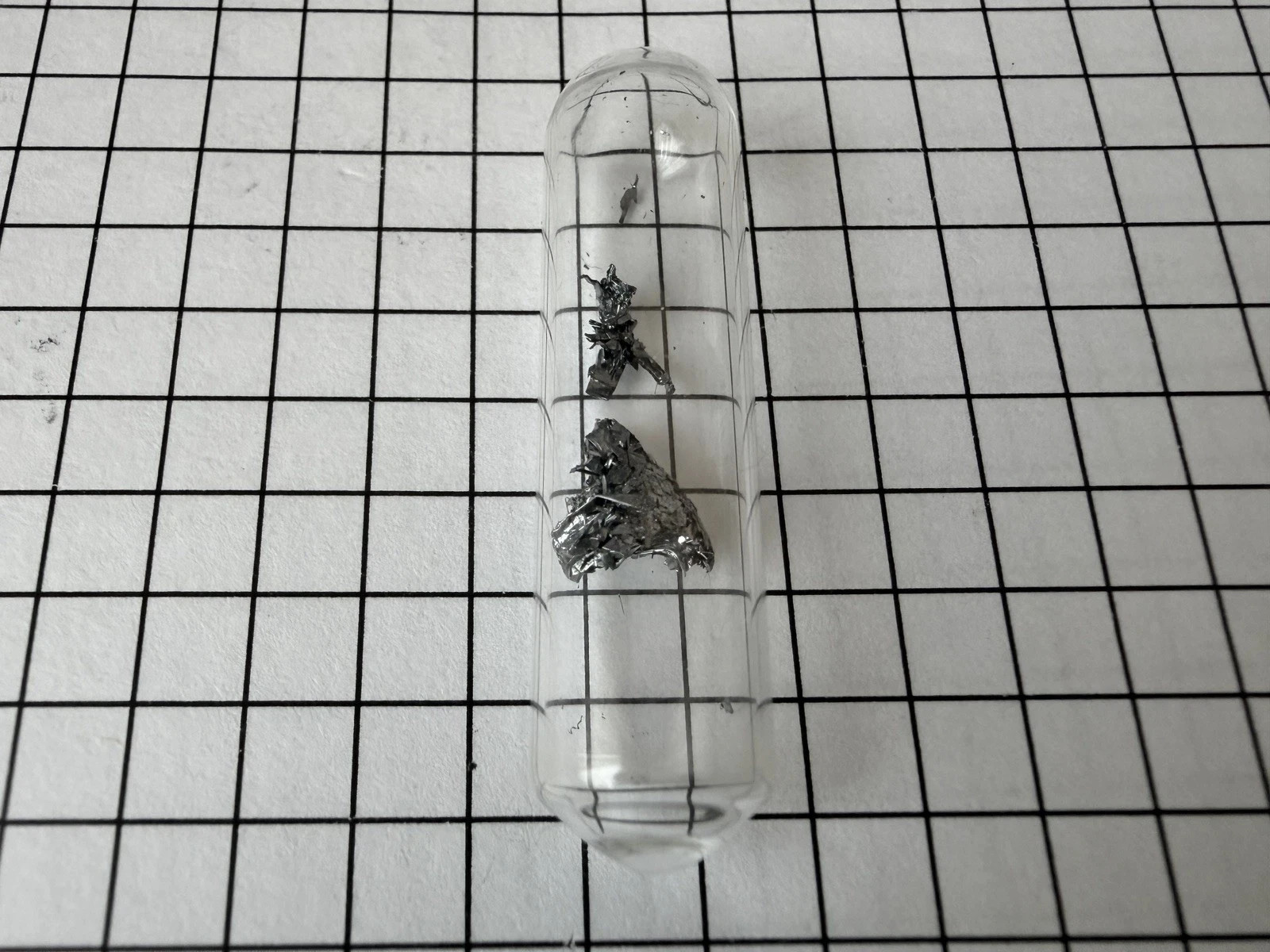 Black P Crystalline periodic table Element Collection Sealed Ampoule 0.1 Gram