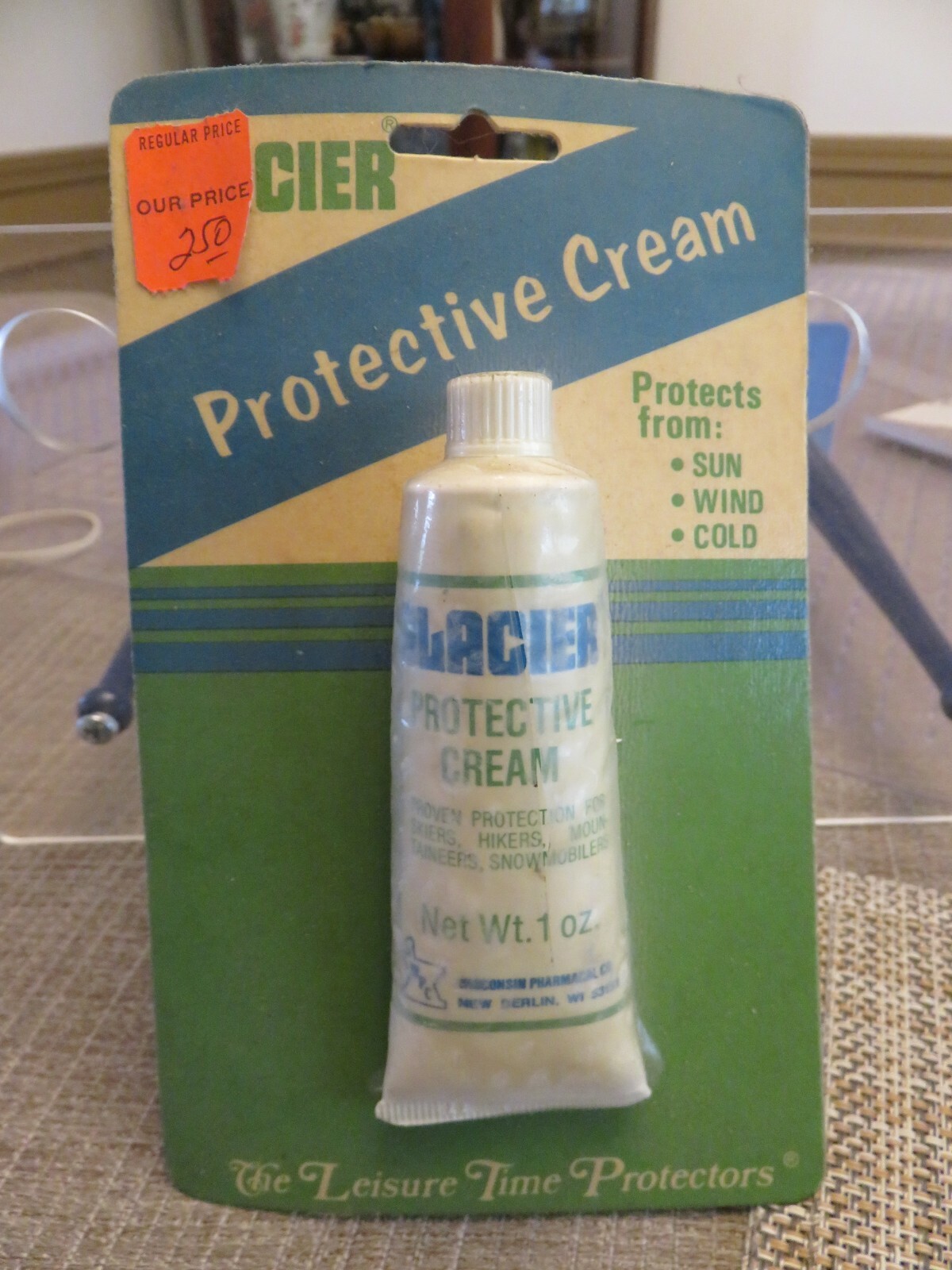 Older Unopened GLACIER PROTECTIVE CREAM (Wisconsin Pharmacal Co.)