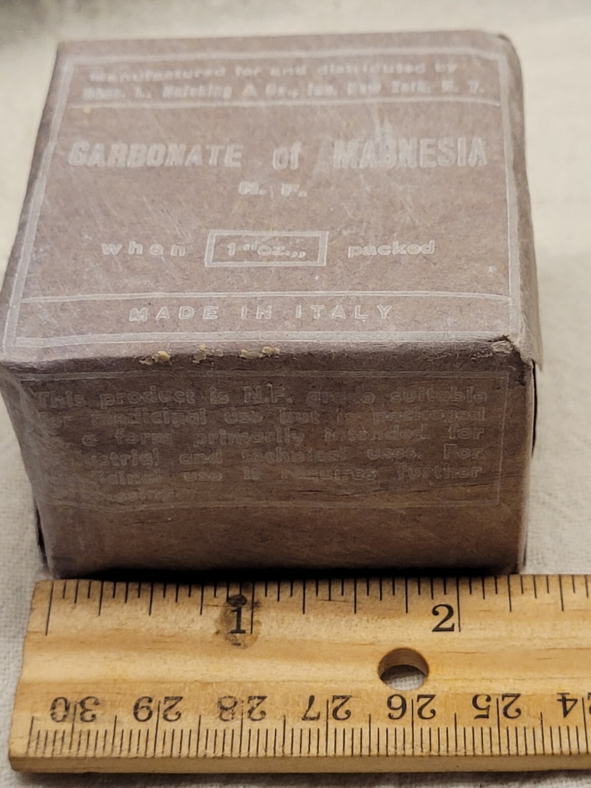 Chas L. Huisking New York Box w Original Wrapping Made In Italy