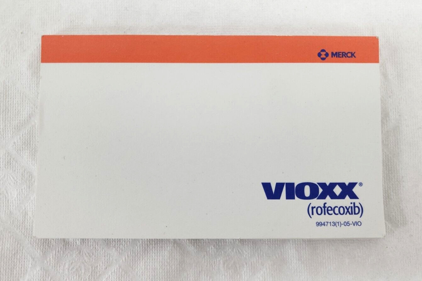 Celebrex and Vioxx Drug Rep Pharmaceutical Note Paper Pads