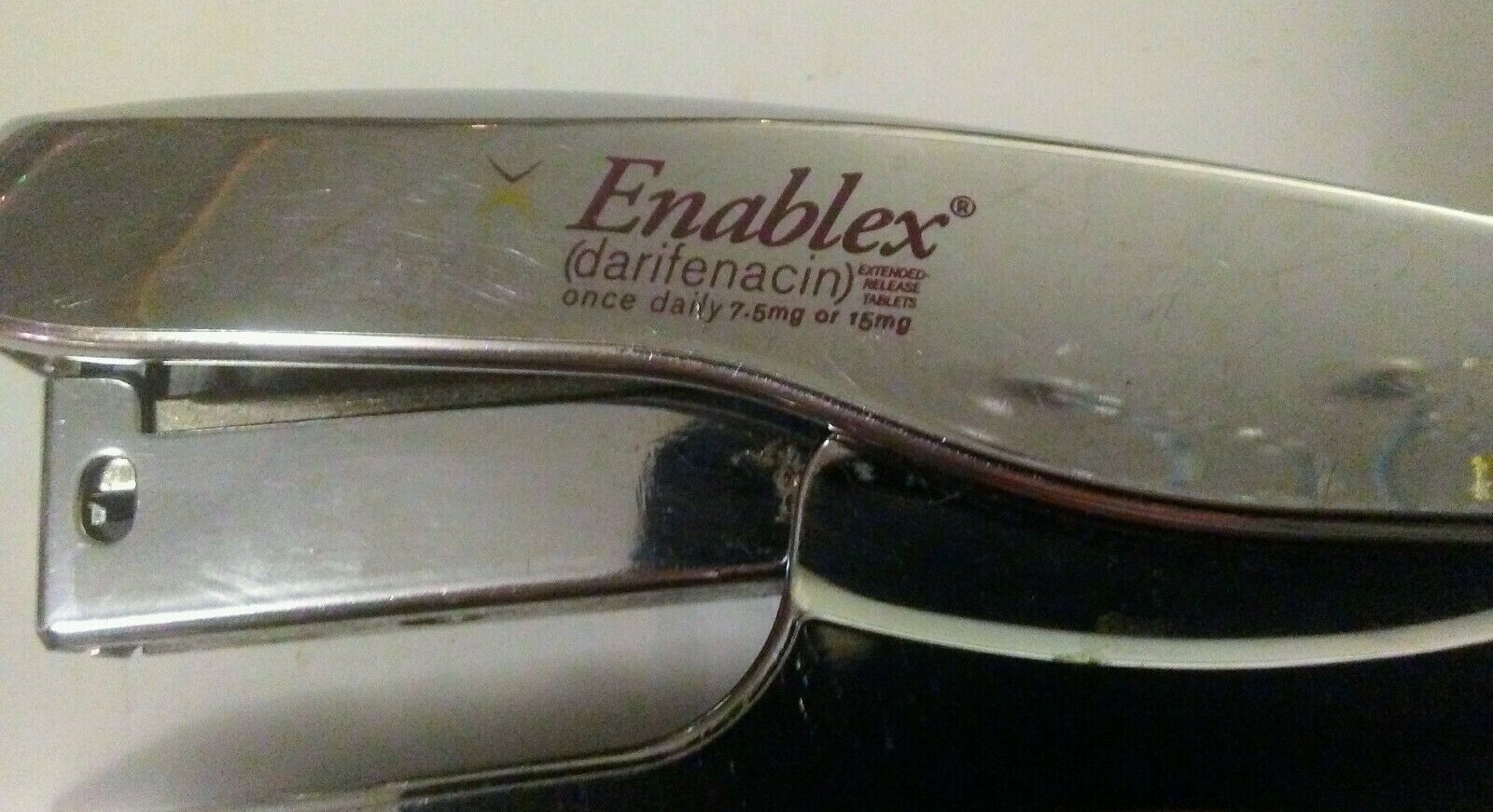 Enablex (darifenacin) Pharmaceutical Promotional Stainless Steel Stapler