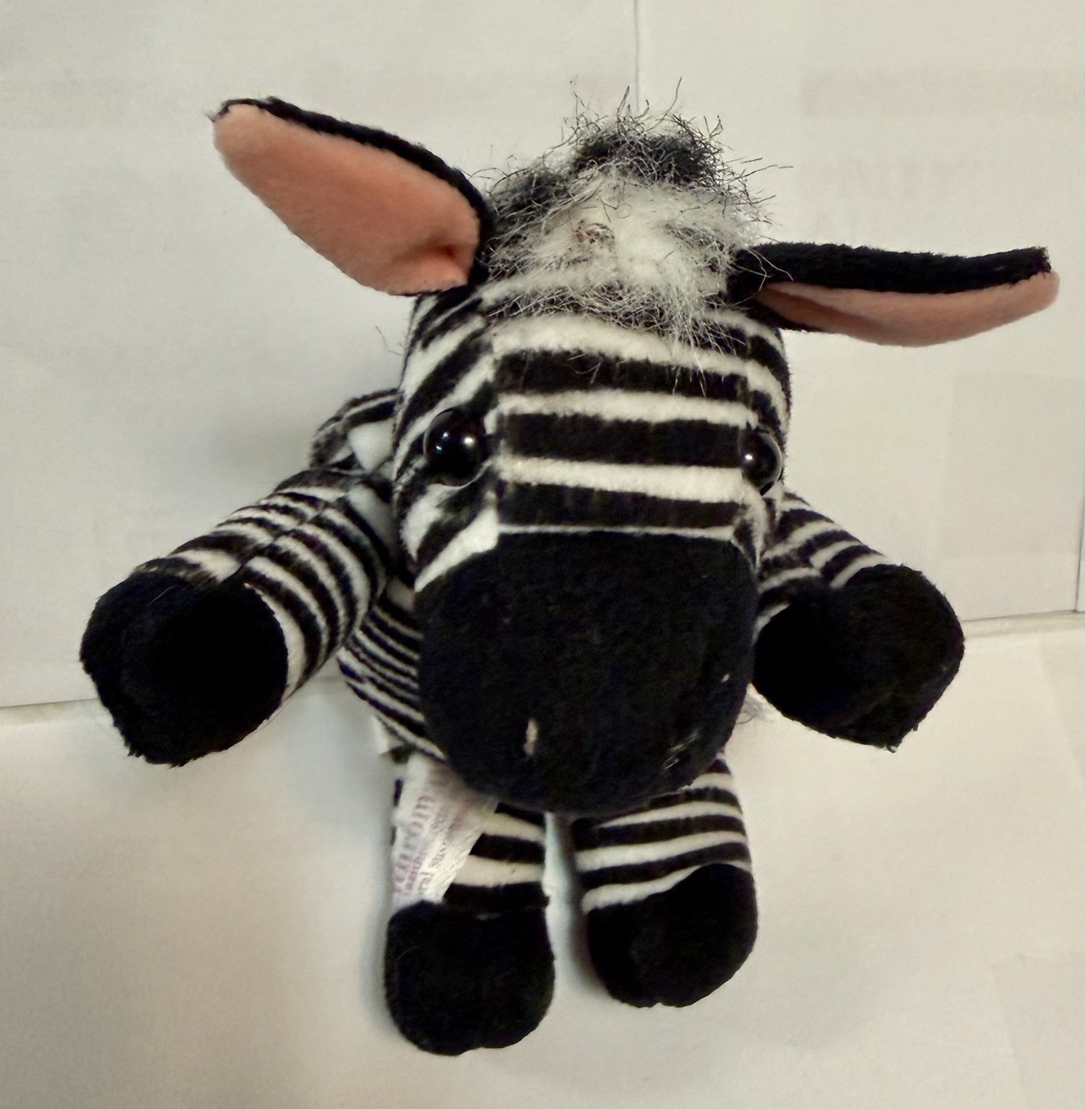 Zithro Zebra Plush Toy Drug Rep Pharmaceutical Promo Medical Advertising 1999 FS