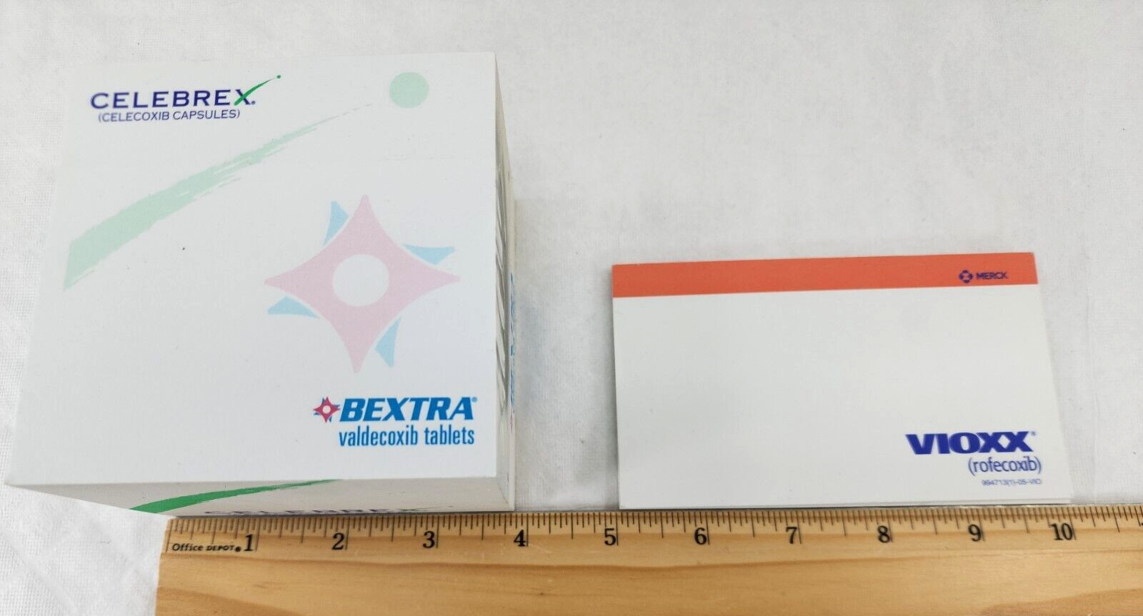 Celebrex and Vioxx Drug Rep Pharmaceutical Note Paper Pads