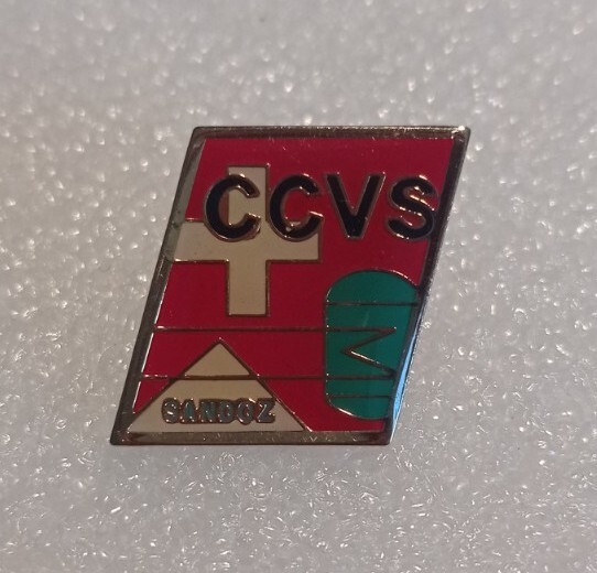 SANDOZ Pharmaceutical pill pin badge LSD Albert Hofmann rare
