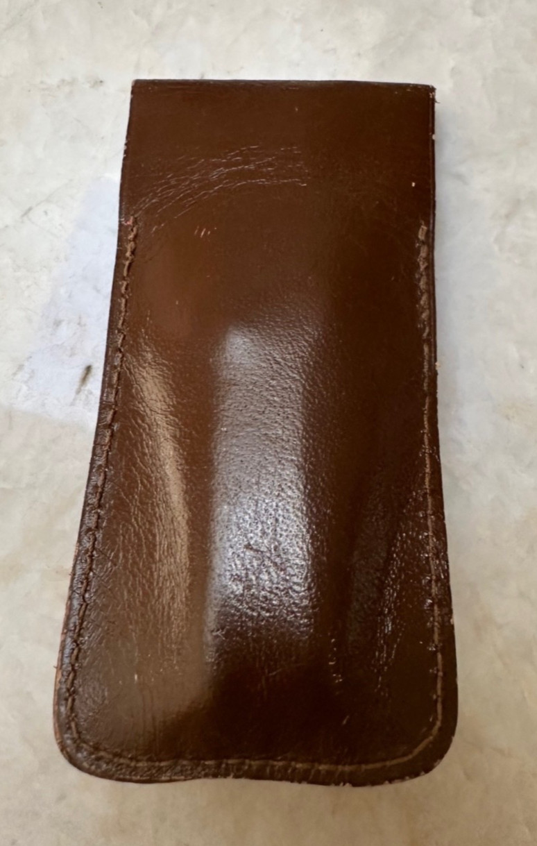 Vintage 1930’s Jobramag Pharmacy Leather Etui / Pouch BROWN