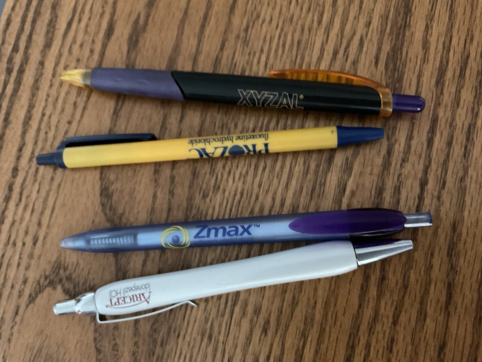 6 Lot of 6 PENS Drug Rep Pharmaceutical Promo Medical Advertising