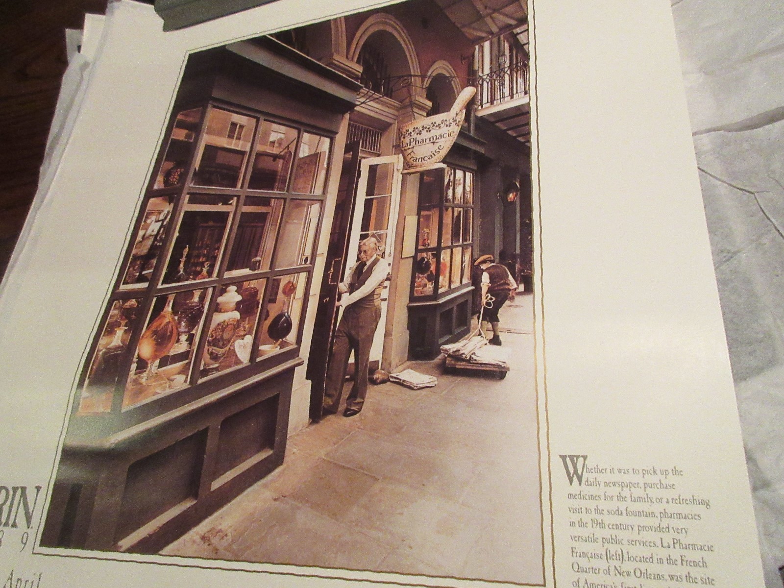 Rx ,Pharmacy , POSTER ,18″ X 24″ ,Photographs Depicting History & Heritage ,1989