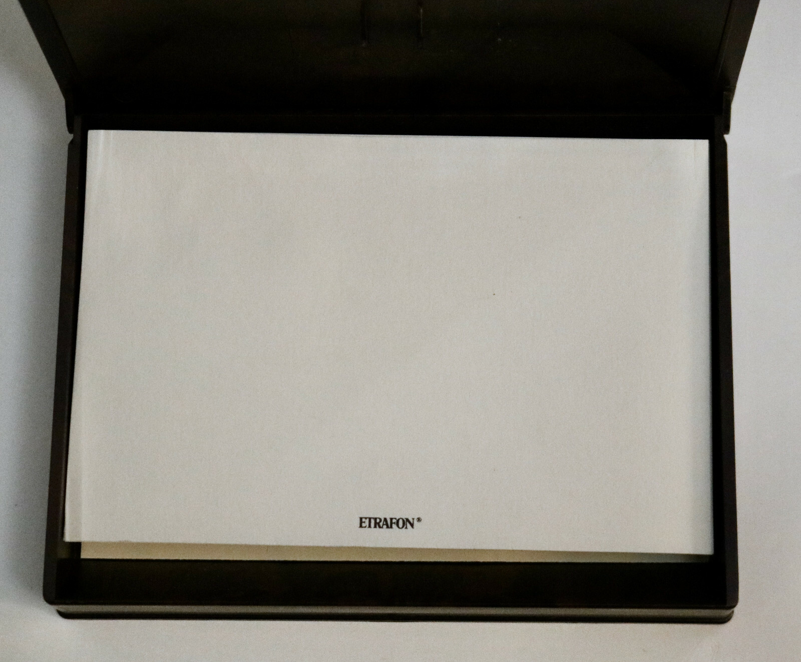ETRAFON antipsychotic Schering promo note paper and holder