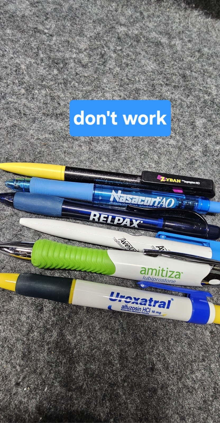 Pharmaceutical Lot Of Pens Clip Corkboard Viagra Lyrica Flomax Nexium Uroxatral