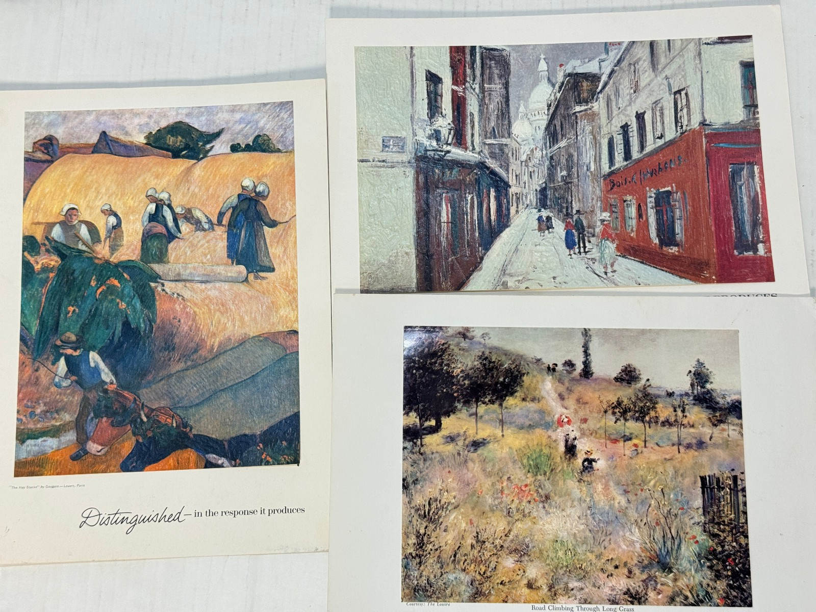 Vintage Art Print 1963 Pfizer Drug Advertisement Brochure LOT of 3 Reprints