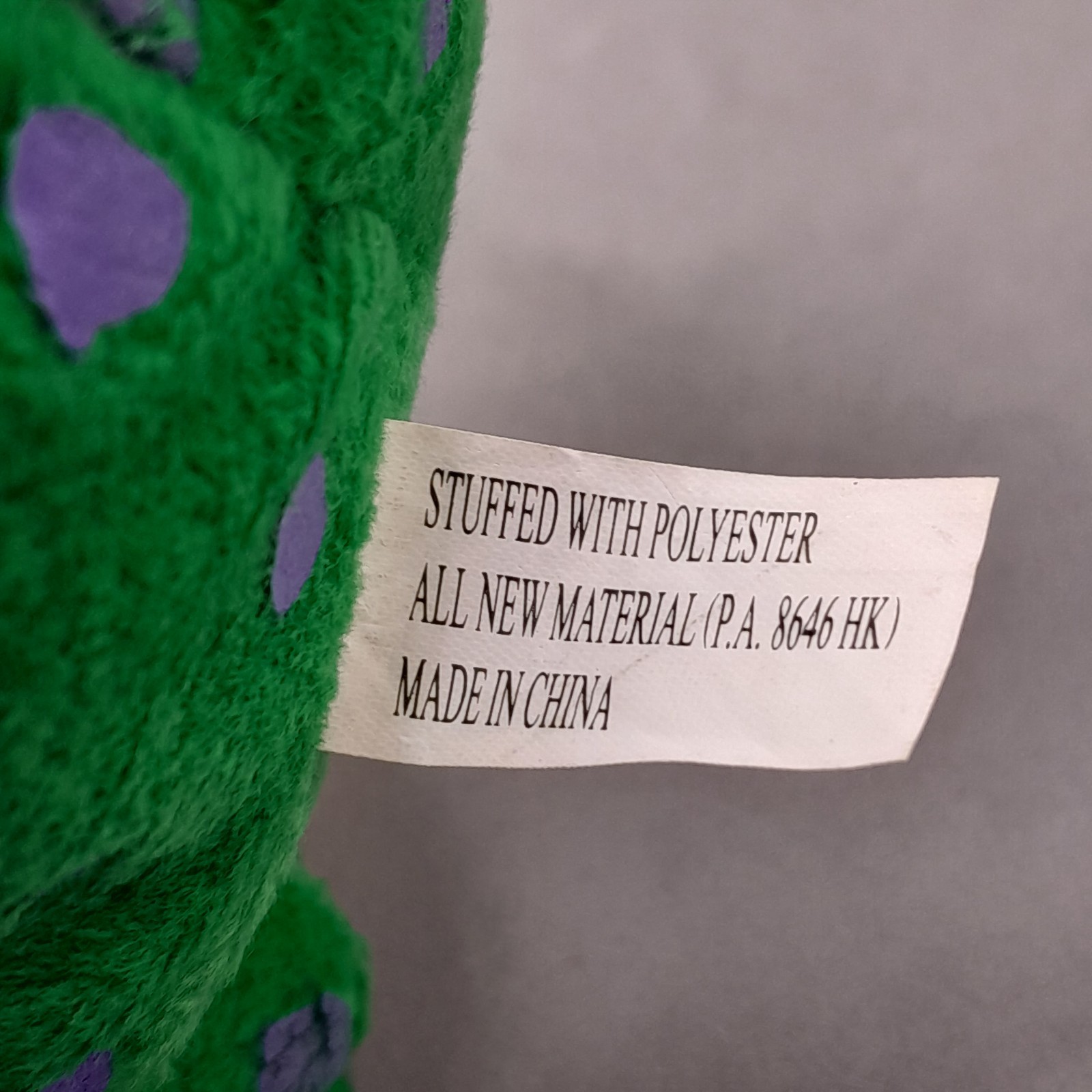 Peppy the Peptisaurus 8” Dinosaur Plush Green Toy New With Tags