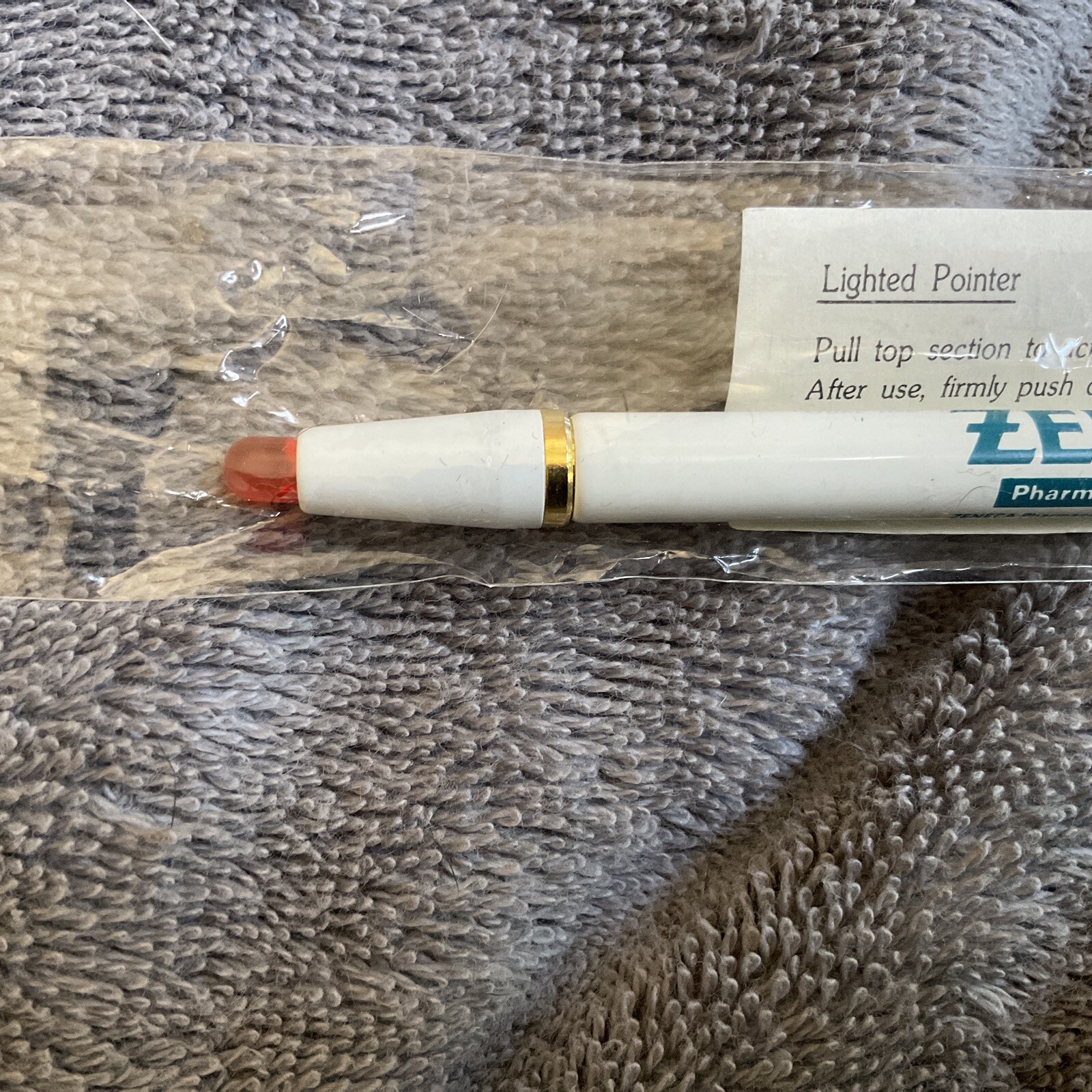 Vintage~Pharmaceutical Advertising~Zeneca Lighted Pointer~ NEW~b22