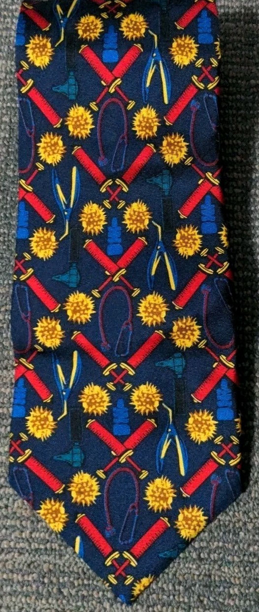 FLONASE Pharmaceutical Drug Rep Tie Silk Pharmacist Allergist Doctor Allergen