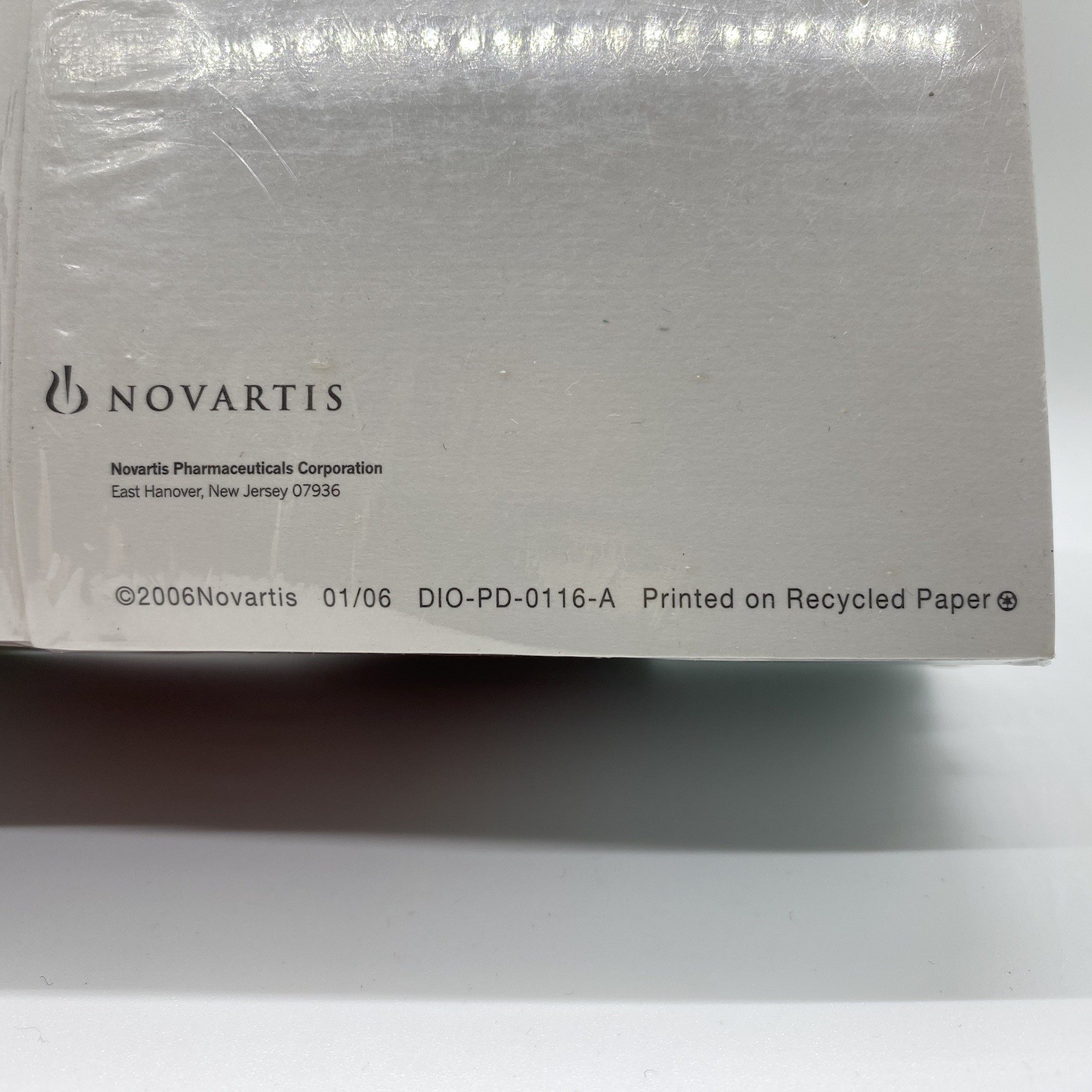 Diovan Note Pads D Shaped Pharmaceutical Drug Rep Promo New Sealed Pack Of 25