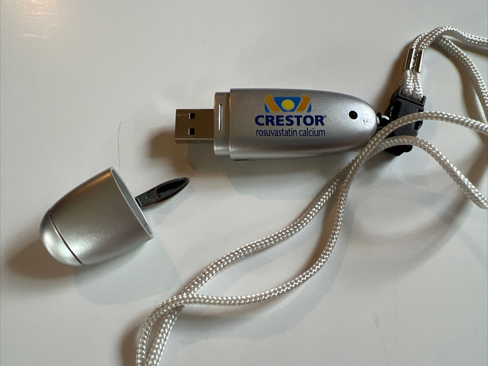 Pharmaceutical Drug Rep 2003 CRESTOR USB Thumb Flash Drive Lanyard,