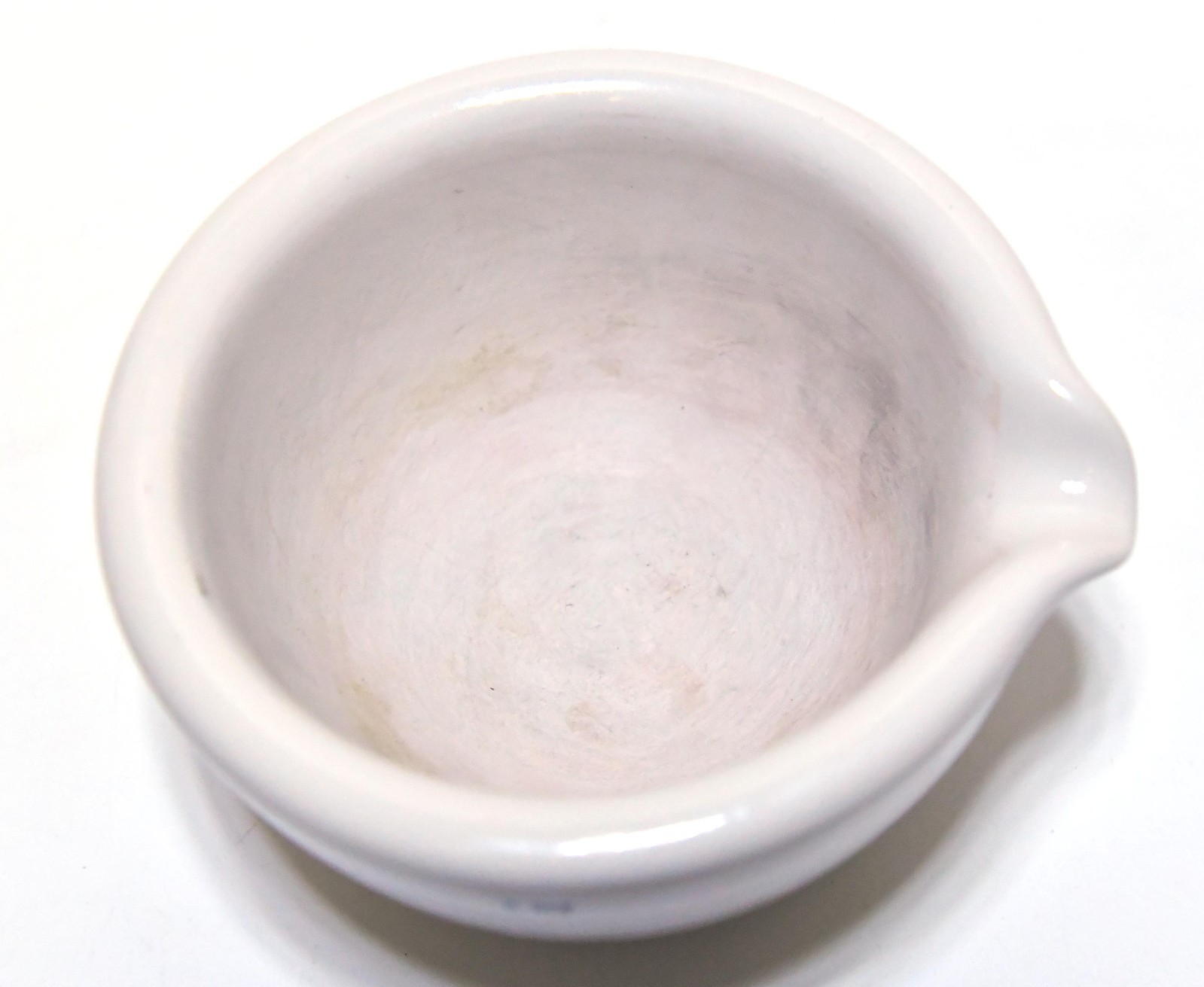 LARGE COORS 522-4 MORTAR AND 332-4 PESTLE WHITE CERAMIC