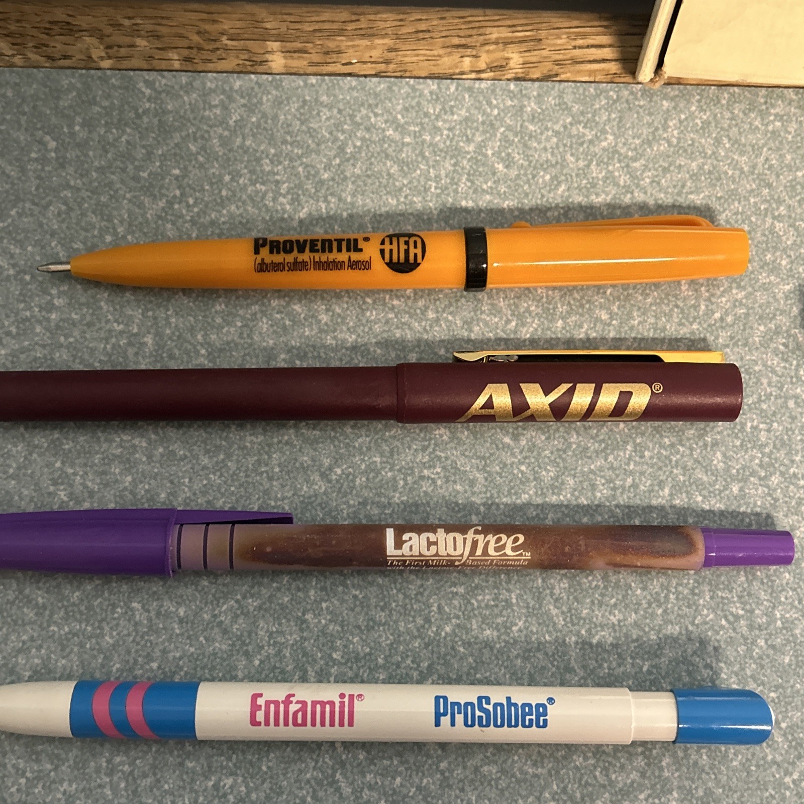 32 Vintage Pharma Rep Promo Pens Pencils Zoloft, Dilantin, Viagra, Claritin, …