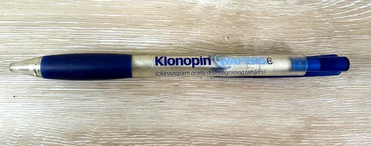 KLONOPIN WAFERS Pharmaceutical Promotional Doctors Ballpoint Pen Refillable