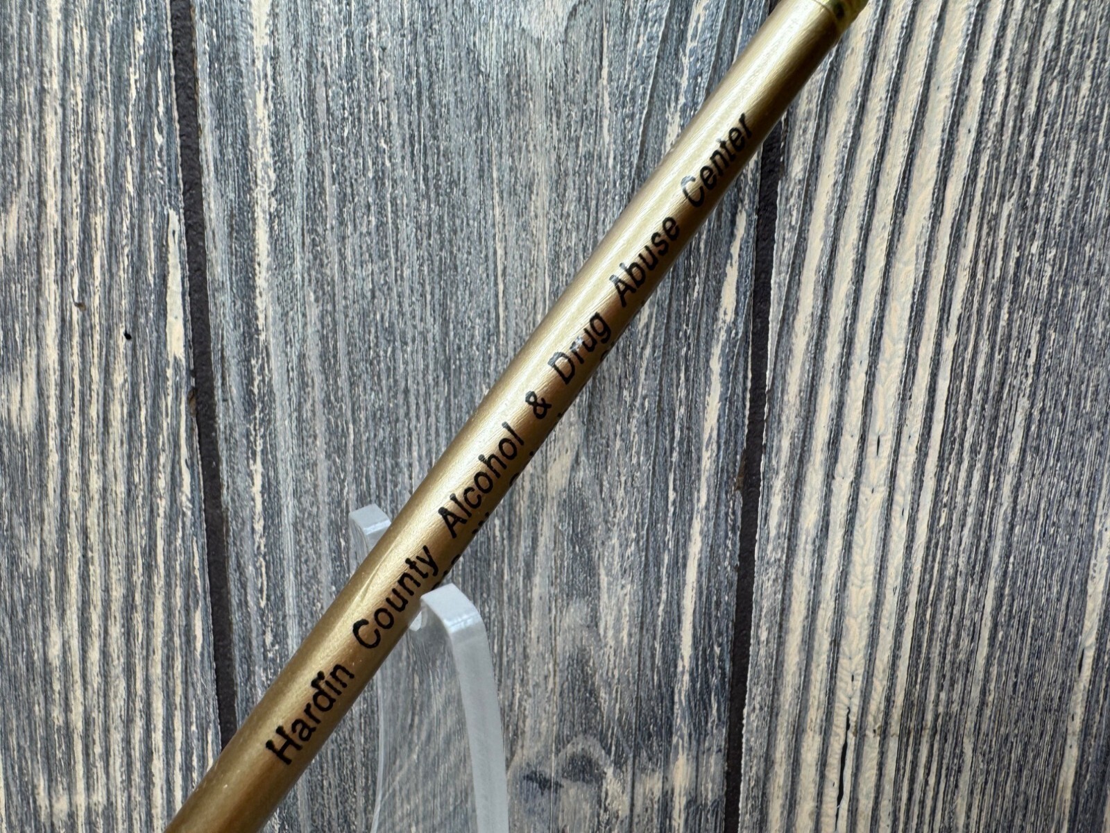 Hardin County Alcohol & Drug Abuse Center Gold Pencil With Eraser