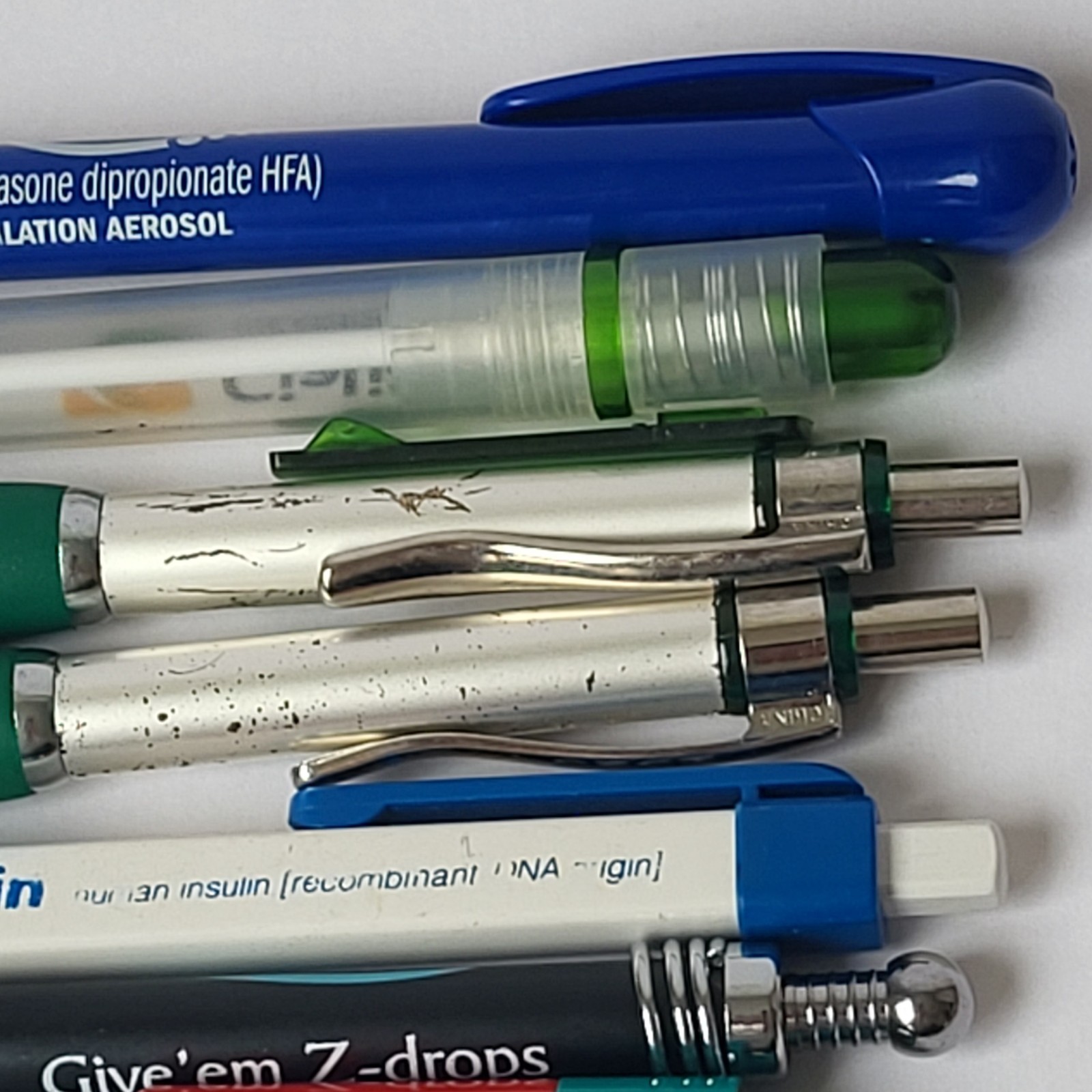Pharmaceutical Drug Rep Pens Lot of 10 Benicar Bextra Cialis Qvar Vioxx Fosamax