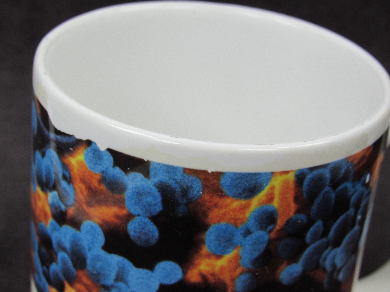 Diflucan Mug Drug Rep Pharmaceutical Promo Advertising Colorful Fungus Design