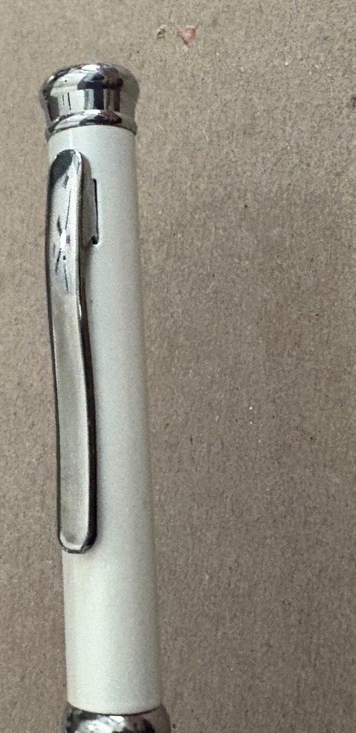 Alcon Eyecare Writing Pen Drug Rep Collectible Blue White Promo Item