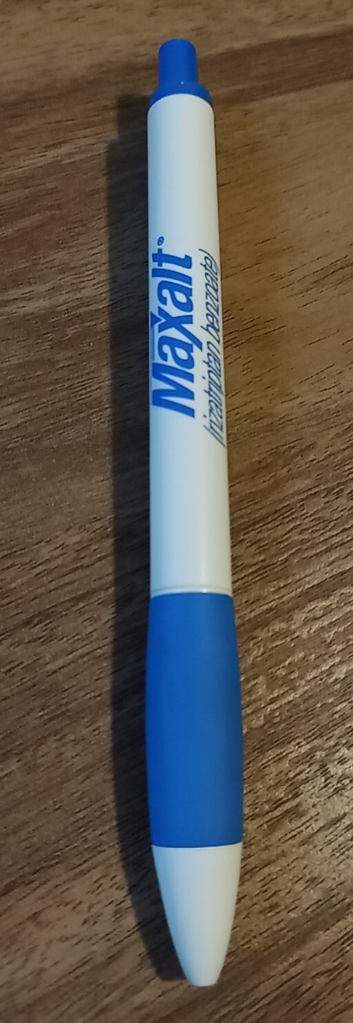 Maxalt Rizatriptan Benzoate Pharmaceutical Drug Rep Pen Vintage