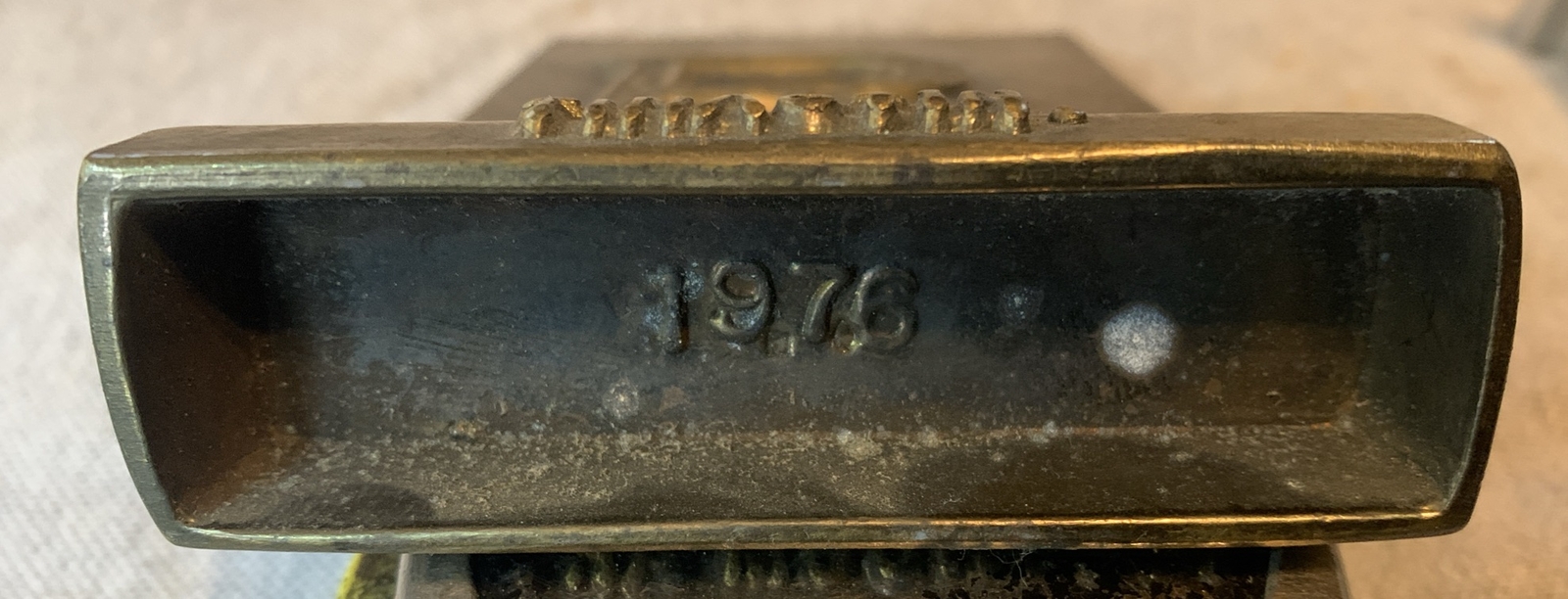 1979 Secundum Artem Tinactin Metal Paperweight Pharmacy RX Drugstore