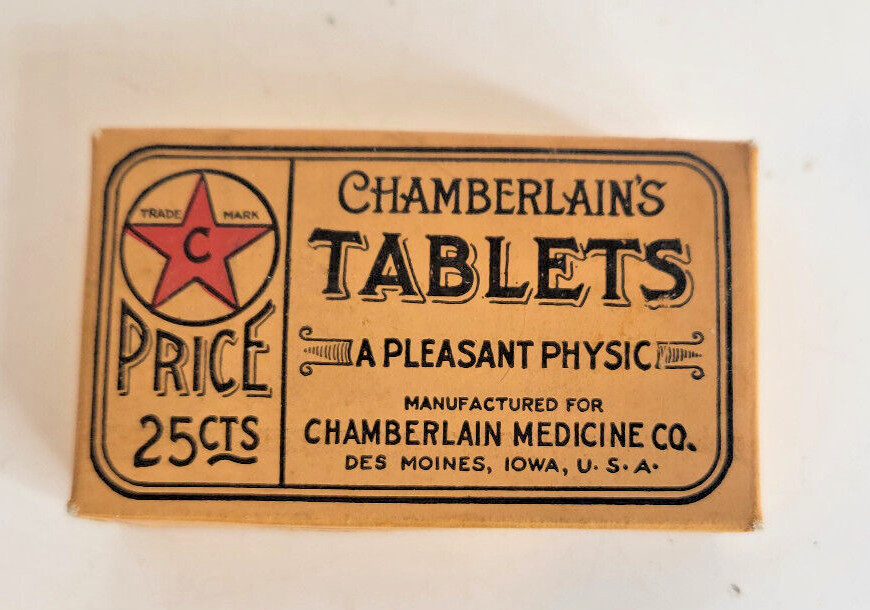Vtg 1900’s Medicine Lot of 4 Chamberlain’s Paragon Hood’s Taurocol NOS (Lot 756)
