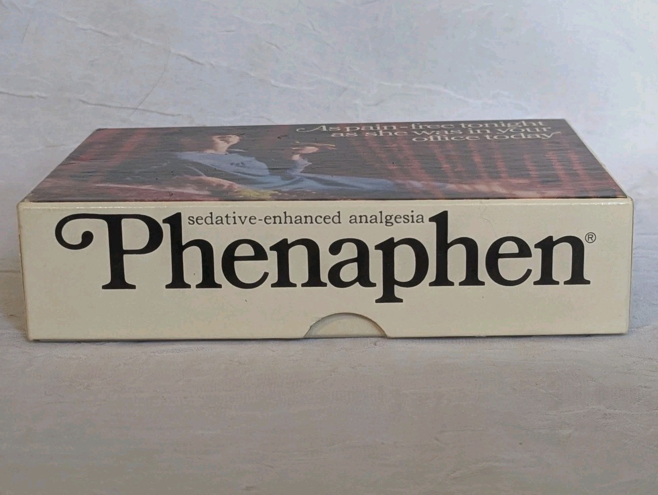 Vtg Phenaphen Drug Box Advertising Medical Ephemera EMPTY Kitschy A H Robins
