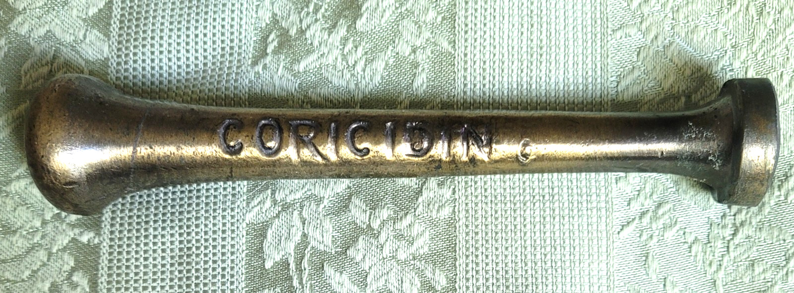 Vintage 1970’s Brass Coricidin Pestle