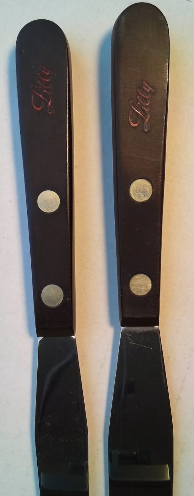 Vintage Eli Lilly Rx Pill Counting Spatulas Set Pharmacist Pharmaceutical Tools
