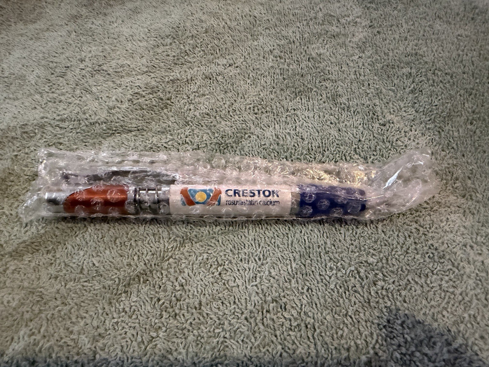 Crestor Rosuvastatin Calcium Metal Pharmaceutical Drug Rep Ballpoint Pen Works