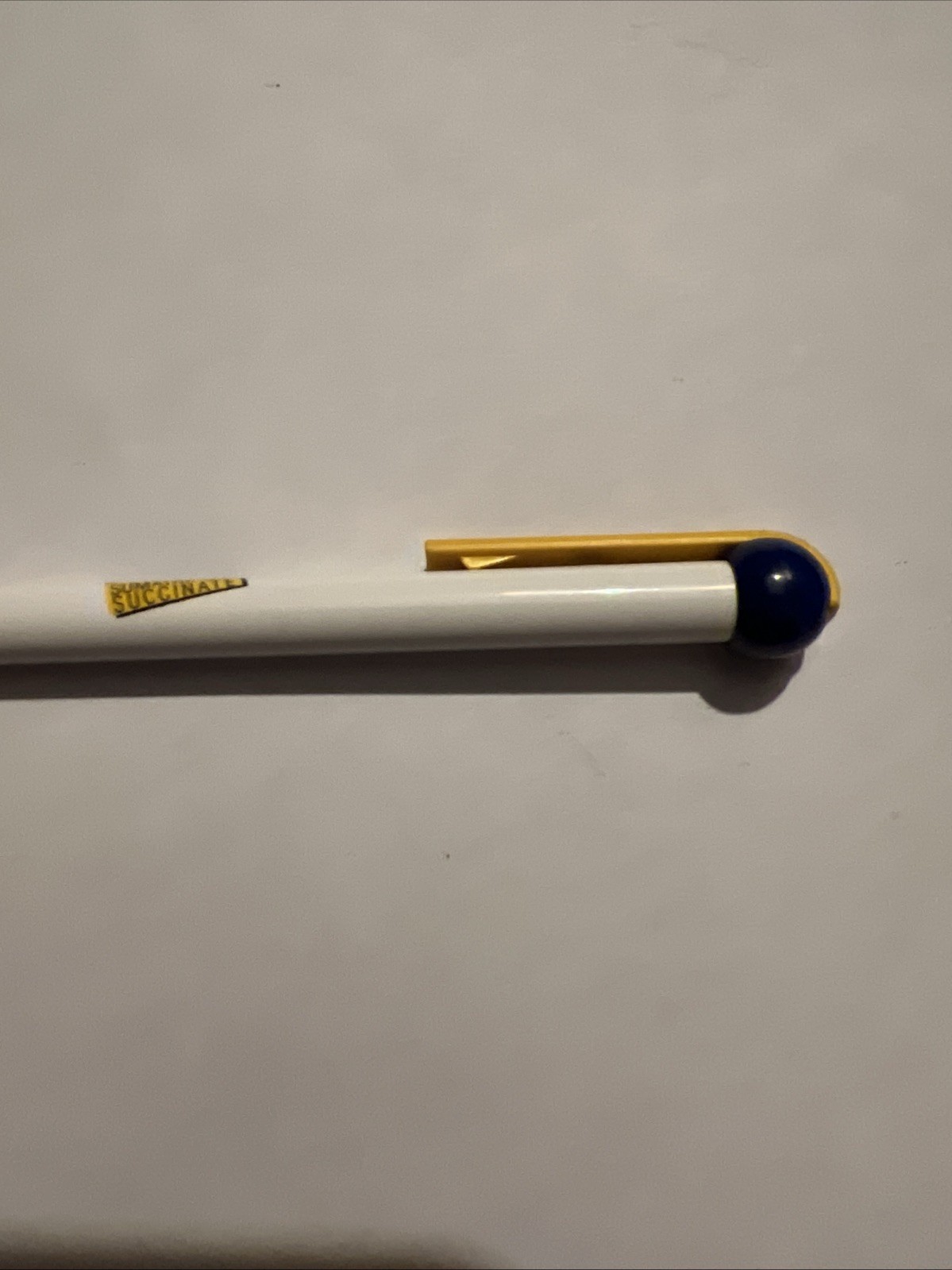 Imitrex Pharmaceutical Drug Rep White Ballpoint Pen Germany