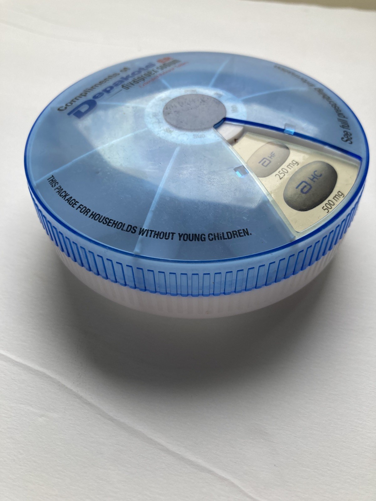Depakote Drug Rep Pharmaceutical Promo Plastic Pill Box Case