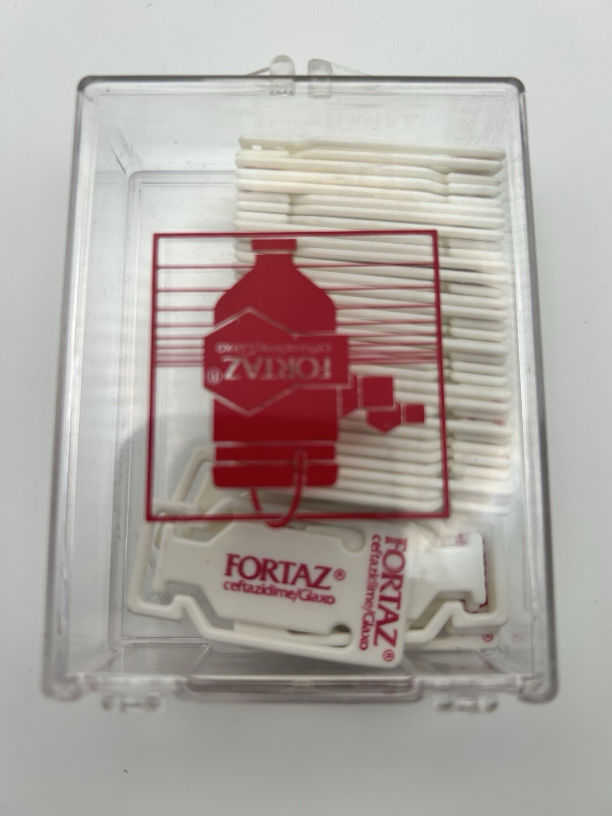 Vintage Pharmaceutical Rep Lot Paper clips, Key pouch, & Nail Emery board