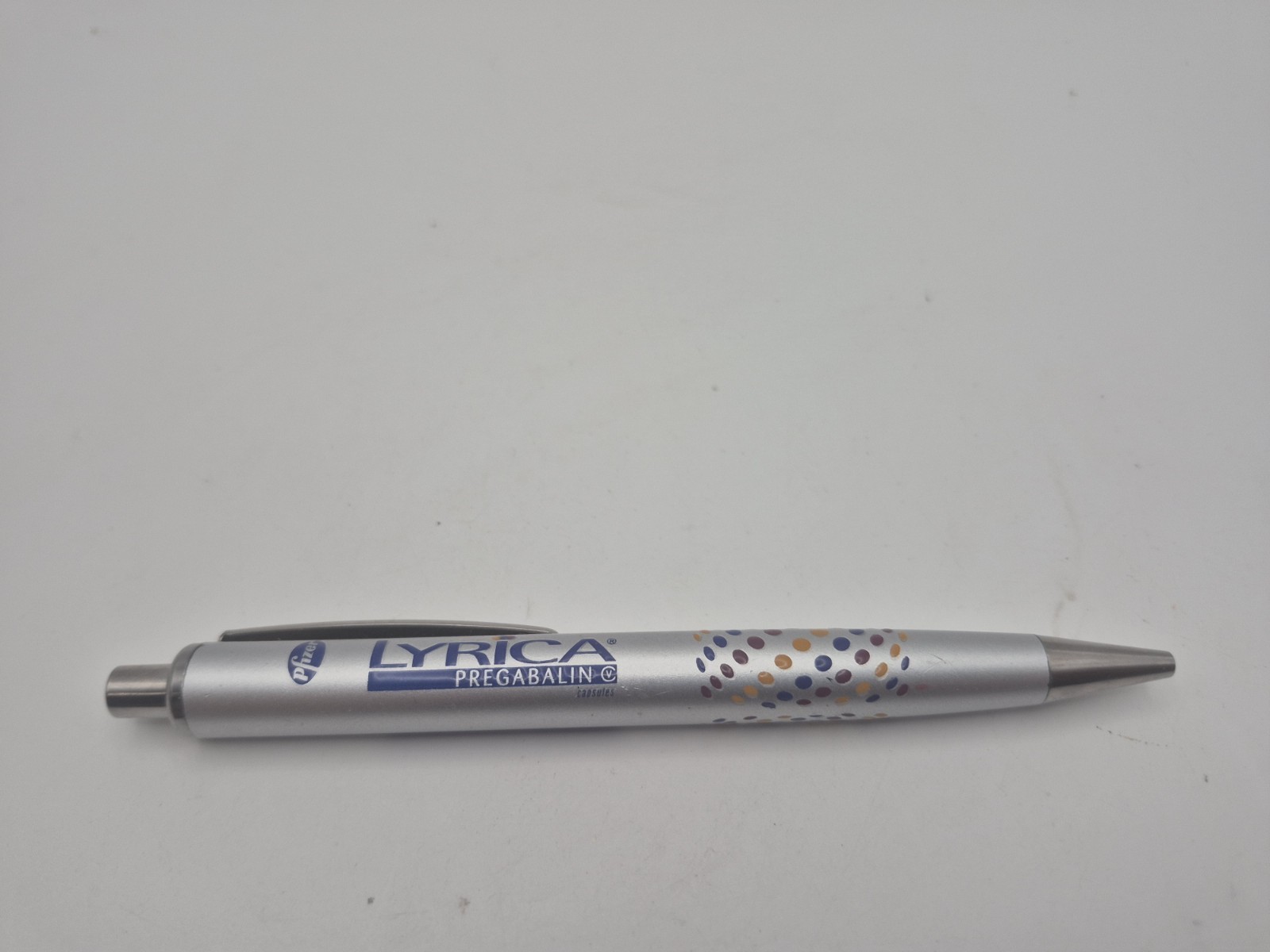 Pfizer Lyrrica Pre Gamblin Ball Point Pen Black Ink Nice Design Works