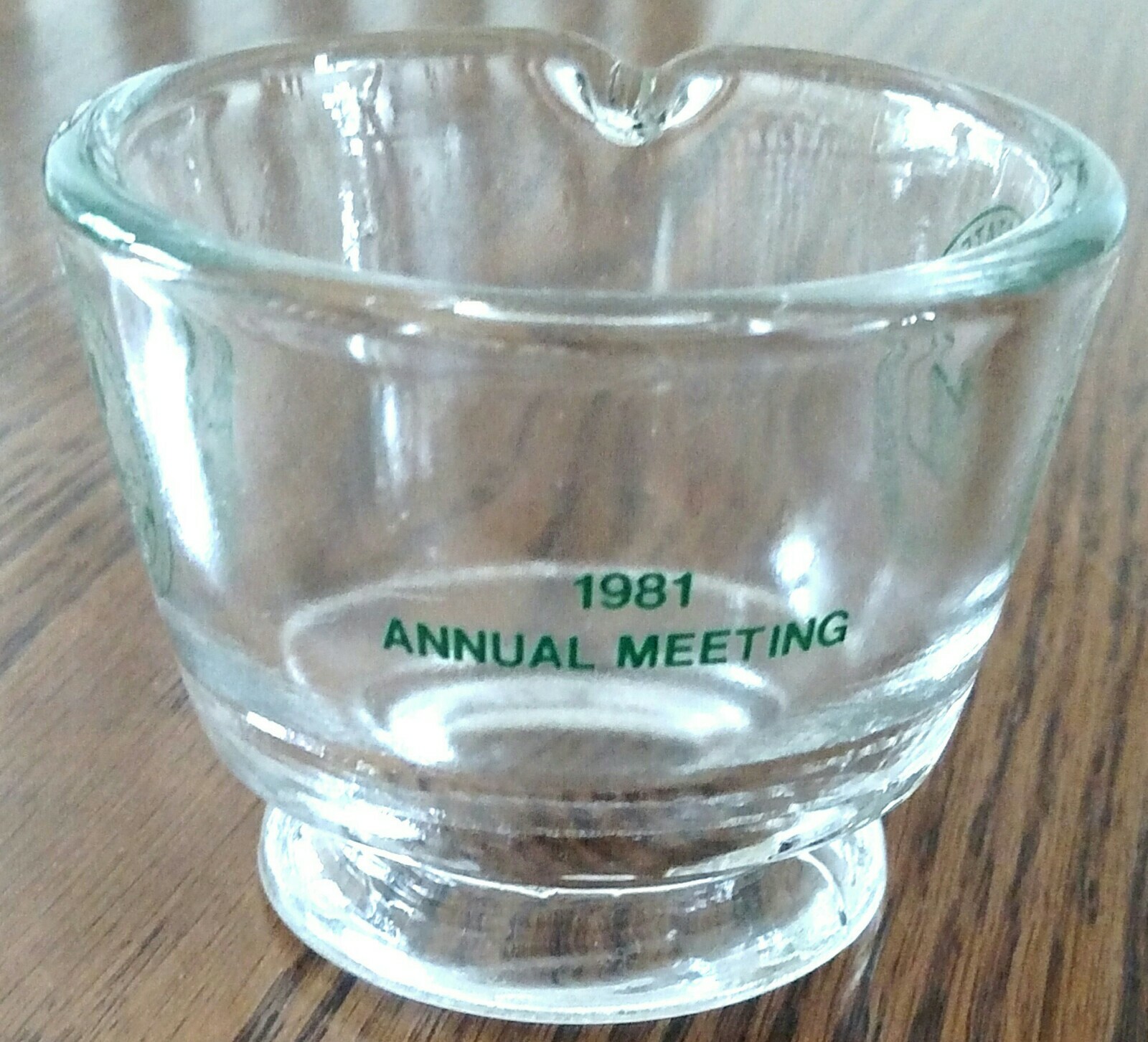 1981 Ohio State Pharmaceutical Association Glass Creamer Annual Meeting